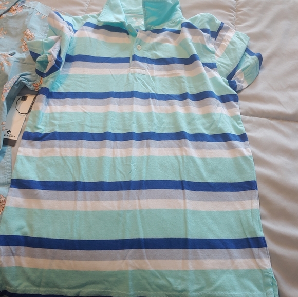 Rip curl Button down Shirt polo shirts boys NEW - Picture 2 of 15